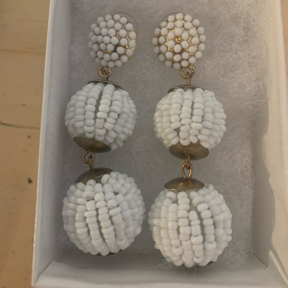 Beaded Dangly Earrings
